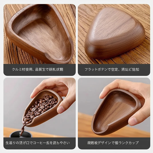 天然木コーヒー計量スプーン(1本) 天然木の温もりを感じるコーヒー計量スプーン。 シンプルで美しい、毎日に寄り添う一品。