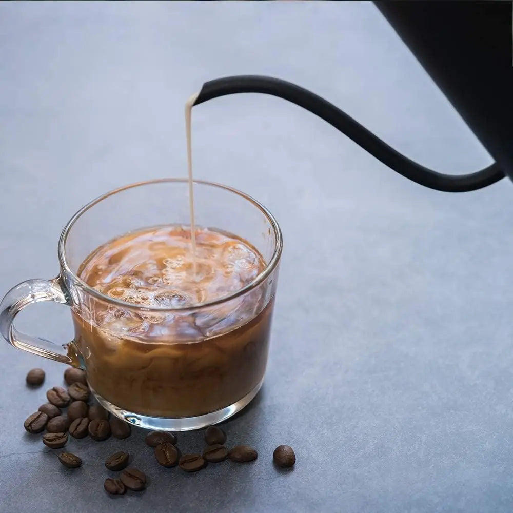 グースネック コーヒーケトル – ステンレス製 ハンドドリップ コーヒーポット（細口ロングノズル）